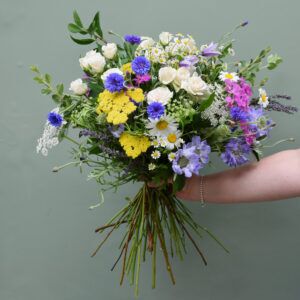 Sample of a luxury large summer meadow bouquet available to order from Kensington flowers London
